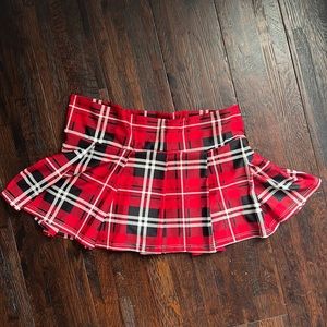 Schoolgirl mini skirt